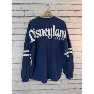 Women's Disney Spirit Jersey Blue Disneyland Resort Sweatshirt size Large